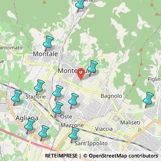 Mappa Via Fratelli Bandiera, 59013 Montemurlo PO, Italia (2.88417)