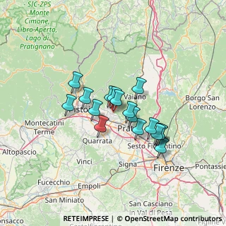 Mappa Via Fratelli Bandiera, 59013 Montemurlo PO, Italia (10.25294)