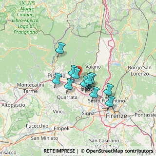 Mappa Via Fratelli Bandiera, 59013 Montemurlo PO, Italia (9.615)