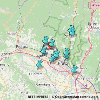 Mappa Via Fratelli Bandiera, 59013 Montemurlo PO, Italia (5.612)