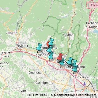 Mappa Via Fratelli Bandiera, 59013 Montemurlo PO, Italia (6.99417)