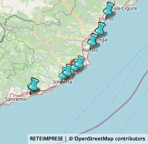 Mappa Via Santa Lucia, 18013 Diano Marina IM, Italia (13.945)
