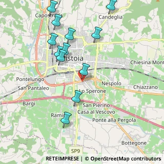 Mappa Via Gian Battista Vico, 51100 Pistoia PT, Italia (2.22917)