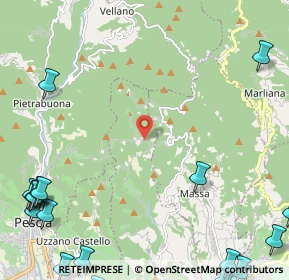 Mappa Via Malocchio, 51011 Buggiano PT, Italia (4.0705)