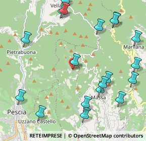 Mappa Via Malocchio, 51011 Buggiano PT, Italia (2.792)