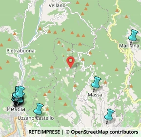 Mappa Via Malocchio, 51011 Buggiano PT, Italia (3.6305)