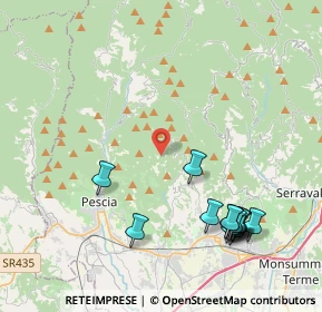 Mappa Via Malocchio, 51011 Buggiano PT, Italia (4.98231)