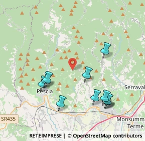 Mappa Via Malocchio, 51011 Buggiano PT, Italia (4.34545)