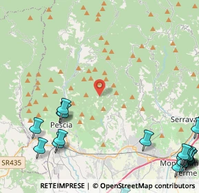 Mappa Via Malocchio, 51011 Buggiano PT, Italia (7.3885)