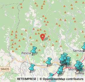 Mappa Via Malocchio, 51011 Buggiano PT, Italia (6.968)