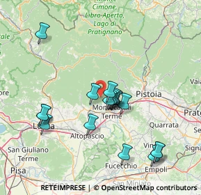 Mappa Via Malocchio, 51011 Buggiano PT, Italia (14.55588)
