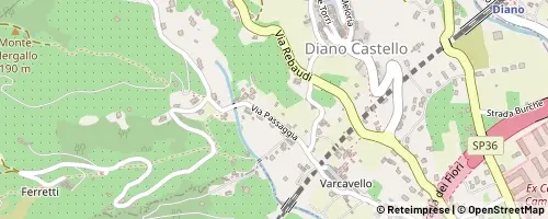 Mappa Diano Castello