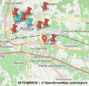 Mappa Via Nuova Prov Pratese, 51100 Pistoia PT, Italia (2.37273)