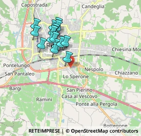 Mappa Via dei Frosini, 51100 Pistoia PT, Italia (1.70412)