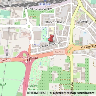 Mappa Via croce benedetto 105, 51100 Pistoia, Pistoia (Toscana)