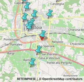 Mappa Via Vico Giambattista, 51100 Pistoia PT, Italia (2.26083)