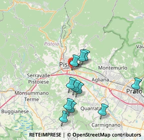 Mappa Via Vico Giambattista, 51100 Pistoia PT, Italia (7.42818)
