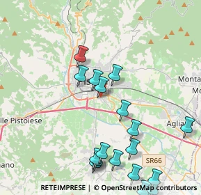 Mappa Via Francesco de Sanctis, 51100 Pistoia PT, Italia (5.3575)