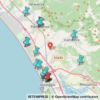 Mappa Via dell'Antenna, 55041 Camaiore LU, Italia (5.0495)