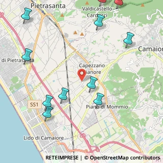Mappa Via dell'Antenna, 55041 Camaiore LU, Italia (2.86455)