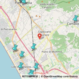 Mappa Via dell'Antenna, 55041 Camaiore LU, Italia (3.94538)