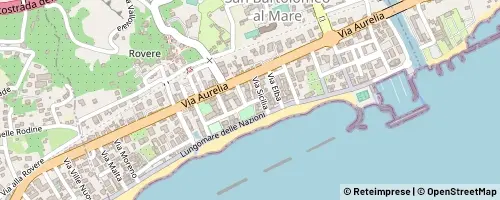 Mappa San Bartolomeo al Mare