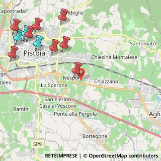 Mappa Via Toscana, 51100 Pistoia PT, Italia (3.07455)