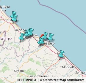 Mappa SS16 Adriatica, 61121 La Siligata PU, Italia (12.62833)