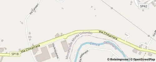 Mappa Monte Colombo