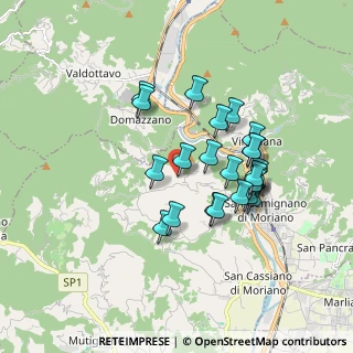 Mappa Via di Carpineta, 55100 Lucca LU, Italia (1.575)