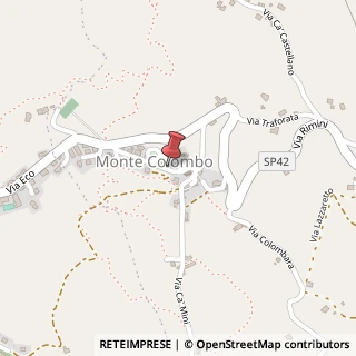 Mappa Via Bologna, 21, 47854 Monte Colombo, Rimini (Emilia Romagna)