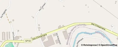 Mappa Monte Colombo
