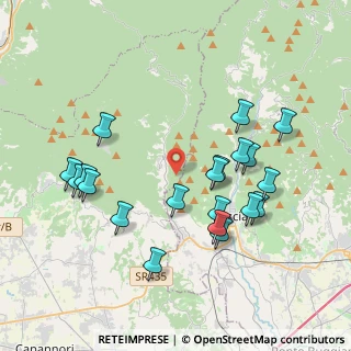 Mappa Via delle Cartiere, 51017 Pescia PT, Italia (4.0805)