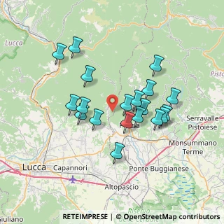 Mappa Via delle Cartiere, 51017 Pescia PT, Italia (6.45789)