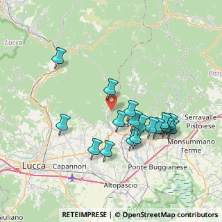 Mappa Via delle Cartiere, 51017 Pescia PT, Italia (7.34556)