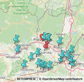 Mappa Via Provinciale Pratese, 51100 Pistoia PT, Italia (18.038)