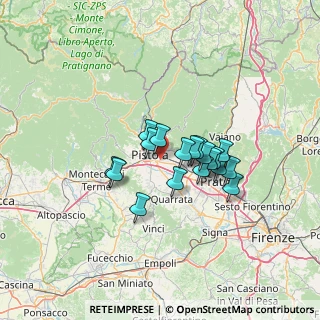 Mappa Via Pratese, 51100 Pistoia PT, Italia (9.84056)