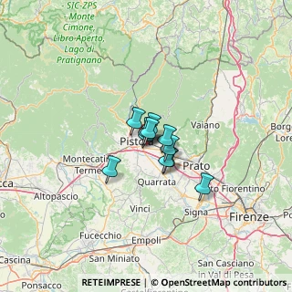 Mappa Via Provinciale Pratese, 51100 Pistoia PT, Italia (5.94909)