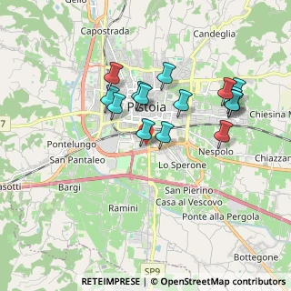 Mappa Via Giovanni Verga, 51100 Pistoia PT, Italia (1.73933)