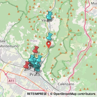 Mappa Via del Greto, 59021 Vaiano PO, Italia (4.39882)
