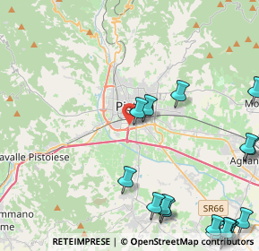 Mappa Via dell'Annona Via Porta Nuova, 51100 Pistoia PT, Italia (7.077)