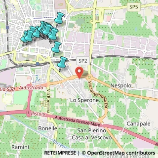 Mappa Via Mario Romagnoli, 51100 Pistoia PT, Italia (1.44533)