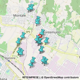 Mappa Via Orvieto, 59013 Montemurlo PO, Italia (1.031)