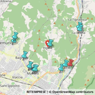 Mappa Via della Chiesa di Figline, 59100 Prato PO, Italia (2.66615)