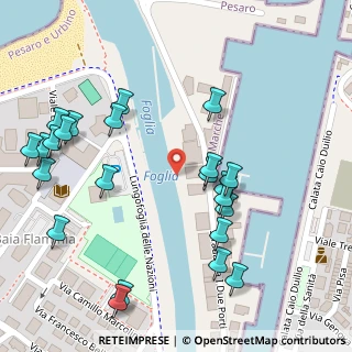 Mappa Strada tra I Due Porti, 61121 Pesaro PU, Italia (0.14783)