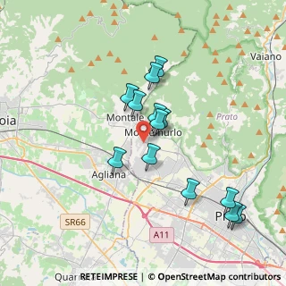 Mappa Via Cagliari, 59013 Montemurlo PO, Italia (3.42846)