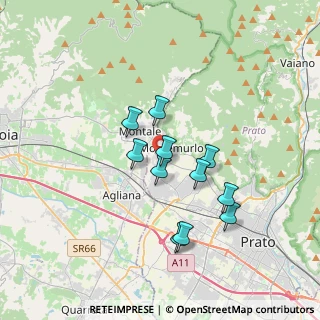 Mappa Via Cagliari, 59013 Montemurlo PO, Italia (3.01)