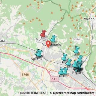 Mappa Via Cagliari, 59013 Montemurlo PO, Italia (5.212)