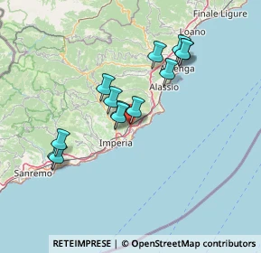 Mappa 18013 Diano Castello IM, Italia (13.15077)