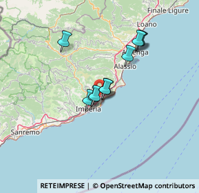 Mappa 18013 Diano Castello IM, Italia (9.62364)